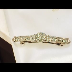 Hair Ornament. Crystal Hair Barrette.